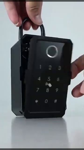 K3:Smart key box Waterproof anti theft  Fingerprint key storage ttlock tuya wifi