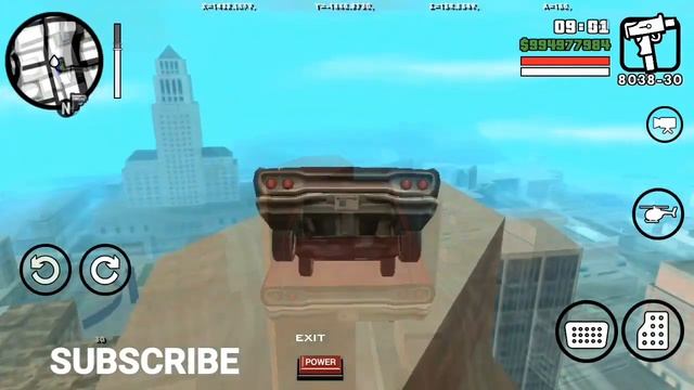 i fly car like helicopter in gta sa android .
