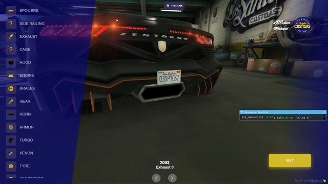 Fivem Mechanic Vehicle Tuning v2 (ESX, QBCORE)
