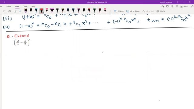 BINOMIAL THEOREM  LECTURE-1