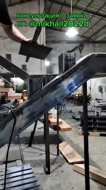 Открытая лестница - изготовление каркаса