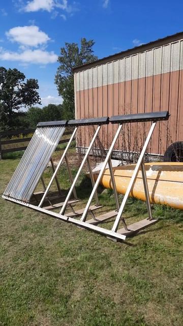 Assembling Solar pool heater