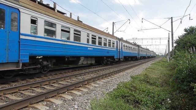 Подольские окрестности украины . Снимаем 2ЭЛ5, 2ЭС5К, ЭКр1  Движ №1