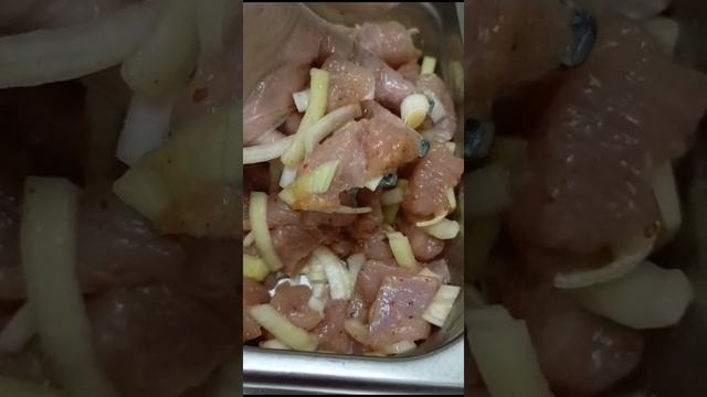 Шашлычки из грудки индейки