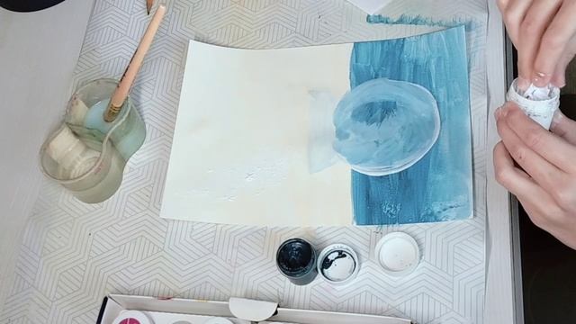 Рисую мятой бумагой профессионально