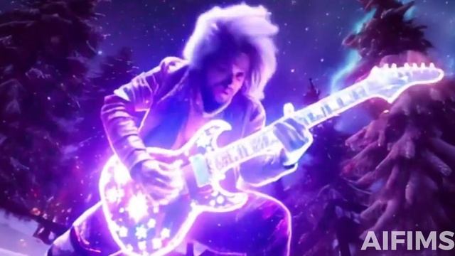 Санта против Крампуса Metal Christmas War Metal AI Музыкальное видео