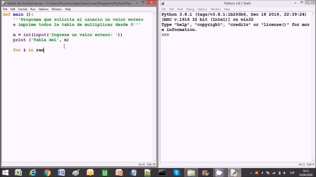Tutorial de Python   for
