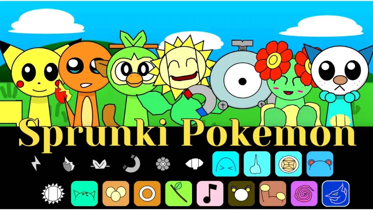 Incredibox Sprunki： Pokémon 2 – Захватывающее приключение в стиле Мэшап!