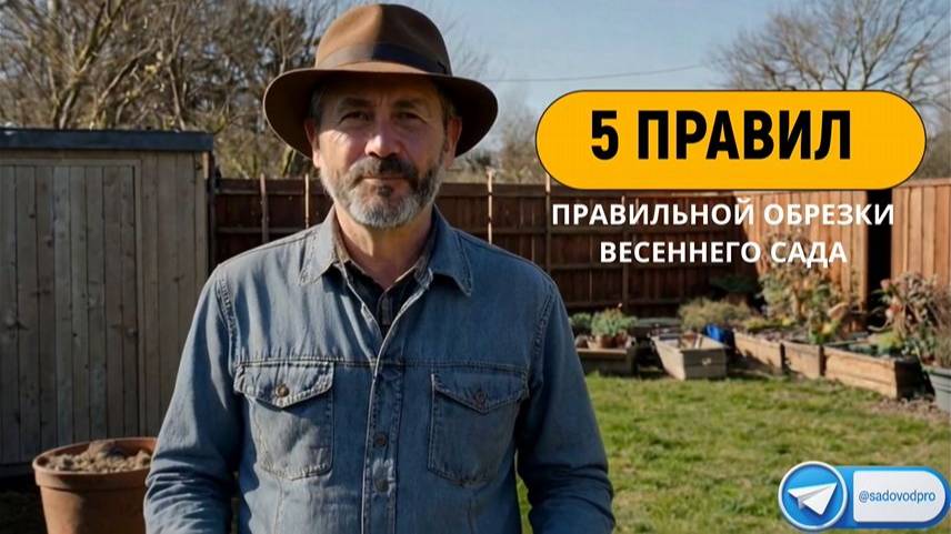 🌿 5 ГЛАВНЫХ ПРАВИЛ весенней обрезки деревьев + Рецепт садового вара | Садоводство, уход за садом 🌱