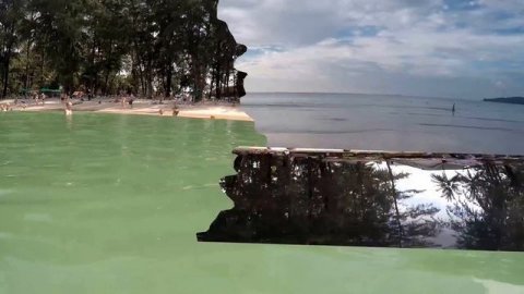 Купание Агнии Андреевны с кругом