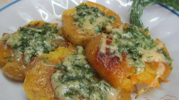 Запеченный картофель пюре