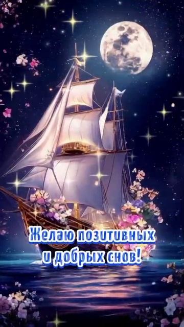 Доброй Ночи ! Желаю Позитивных и Добрых снов ! Отдыхай и запасайся новой энергией !