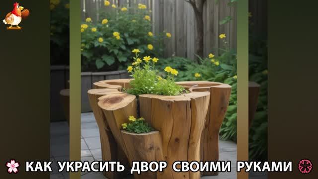 Как украсить двор дома фото идеи (226) 🏡 для дачи и сада своими руками 🌷🪻🌺💮