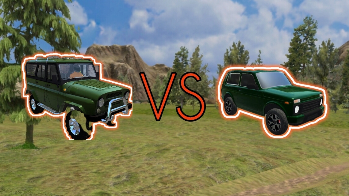 УАЗ VS нива в voyage 4 #фаZер