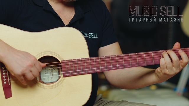 БОЛГАРСКАЯ АКУСТИЧЕСКАЯ ГИТАРА KREMONA ДРЕДНОУТ ИЗ МАССИВА - MUSIC SELL