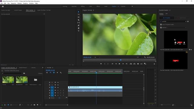 Add YouTube Subscribe Button On Your Videos | Use Adobe Premiere