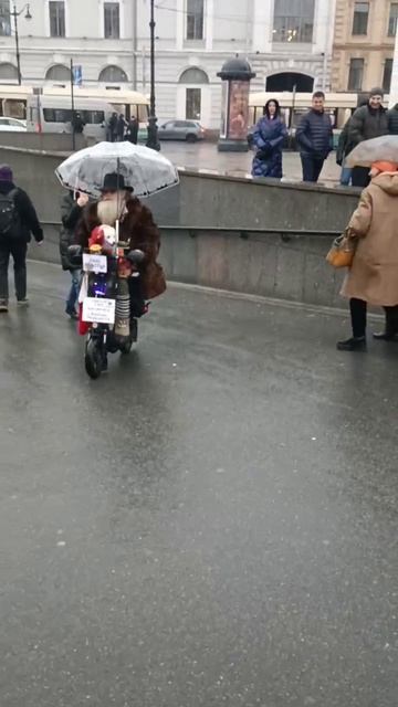 типичное утро в Санкт-Петербурге