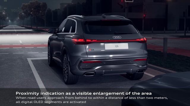 Новый Audi Q5 2025 года — цифровые матрично-светодиодные и OLED-технологии освещения