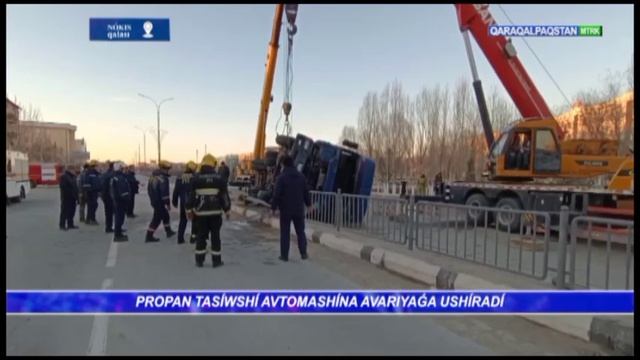 Nukus shahrida yuk avtotransport vositasi bilan bog‘liq bo‘lgan yo‘l-transport hodisasi bo‘yicha ma