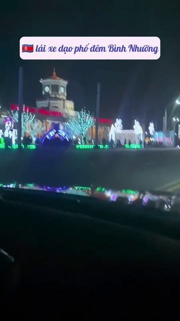 🇰🇵 Driving through Pyongyang at night🚗