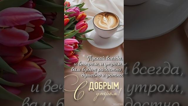 Доброе утро💖 С новым чудесным днем, тепла и радости в нем😊🌺