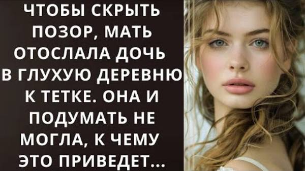 Истории из жизни. Чтобы скрыть позор, мать отослала дочь в глухую деревню к тетке. Она и подумать..