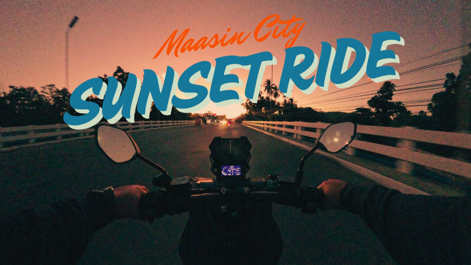 🌆 От заката до ночной поездки в Маасин-Сити | Honda ADV 160 + Insta360 X4 (Часть 1/4)