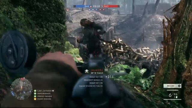 Battlefield™ 1  3 in a row with the trench gun