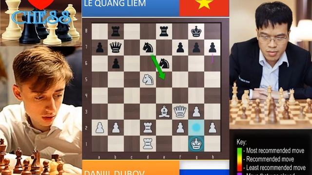 [White] Daniil Dubov Vs [Black] Le Quang Liem (Row 1) - FIDE Online Steinitz Memorial 2020