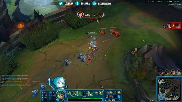 [ [ BRNA ] Riven vs Garen [ LMG Wallo ] Top -  it me brna - BRNA Stream Comback