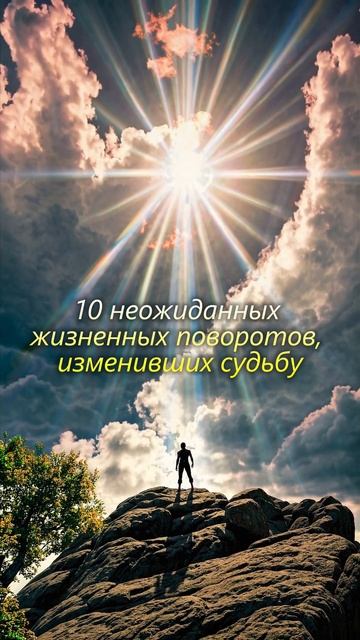 10 жизненных поворотов, изменивших судьбу