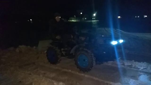 Самодельный дизельный мини трактор переломка 4×4
