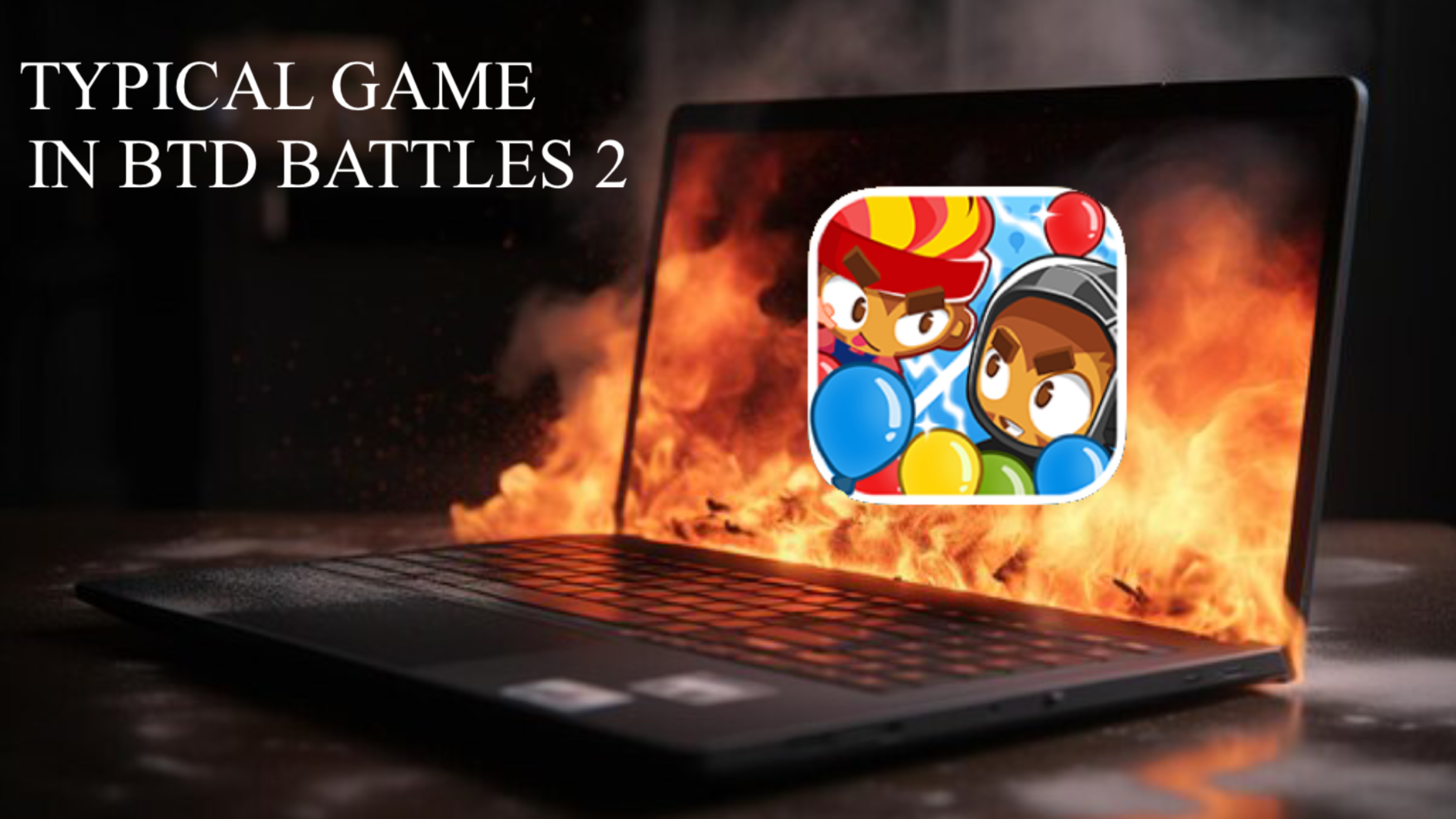 TYPICAL GAME IN BTD BATTLES  2