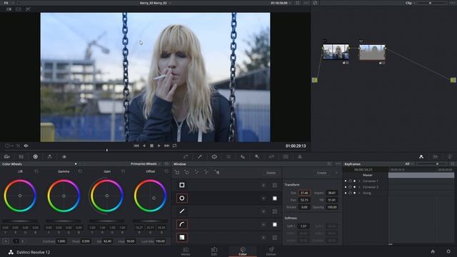 DaVinci Resolve 12 - 58 Combining Windows and Qualifiers