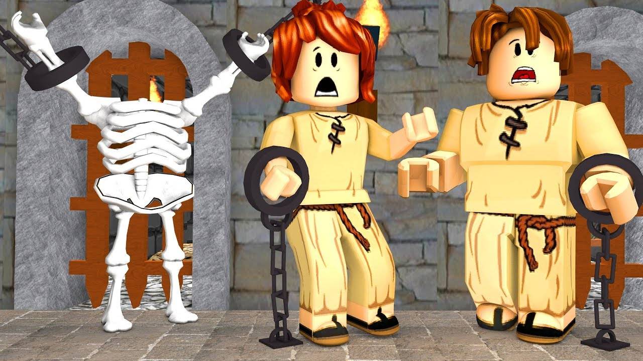 Прохождение в игре Roblox оббо, побег из подземелья часть 2