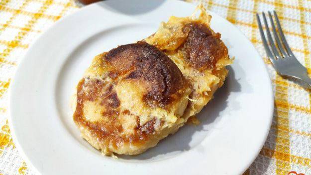 Сырники запечённые в молочном соусе