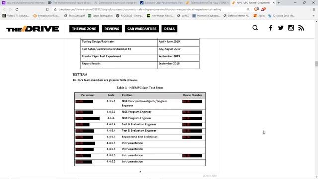 Declassified Navy Patents Show Mind Blowing Technology "Spacetime Modification"*Multidimensional DN
