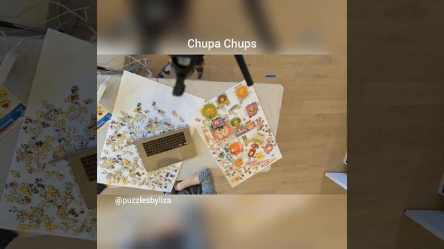 Ravensburger.  Chupa Chups .  Perfetti Van Melle. 2012. 1000 pieces. No. 152582.