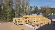 Строительство дома из Клееного «Сосновый бор»