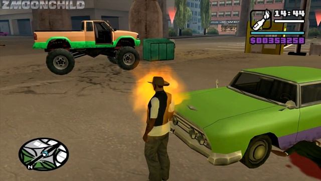 Rainbomizer - The Green Sabre - Los Santos Finale mission 2 - GTA San Andreas - video #2