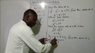 Joshua Okwuwe Online Maths SIMPLE ALGEBRA