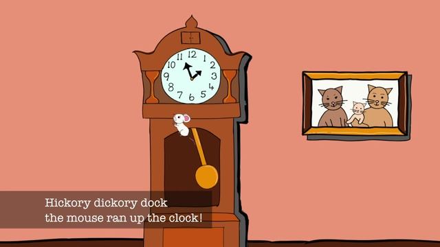 Hickory Dickory Dock - Мыши (со словами и переводом) -- EnglishKit