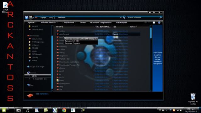 INSTALAR EFECTO STACK DOKLET A ROCKETSOCK, OBJETDOCK Y TEMA ANDROID [HD].wmv