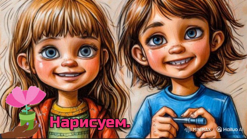 Нарисуем. 🌞 Детская песенка. 🌞 Детям.