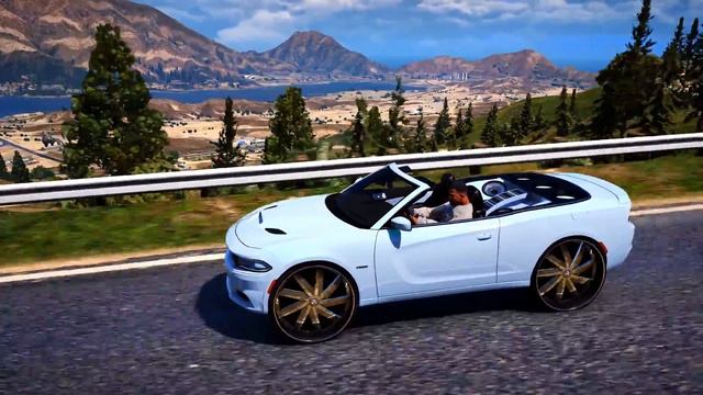 2016 Dodge Charger Convertible On DUB FLoater's - Grand Theft Auto V Mod