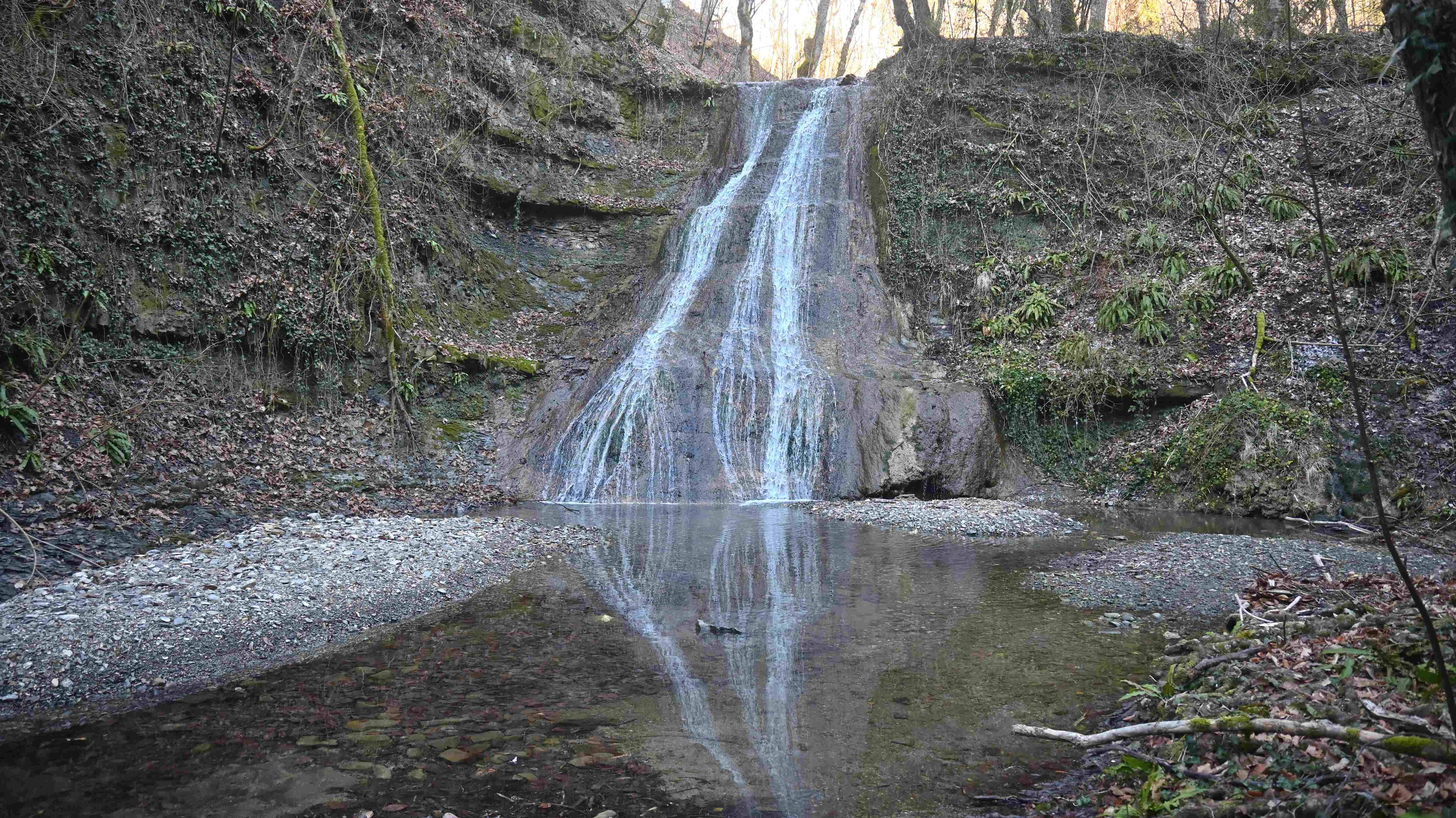 Водопад Девичьи Косы, Ольгинка, 09.03.2025 год.