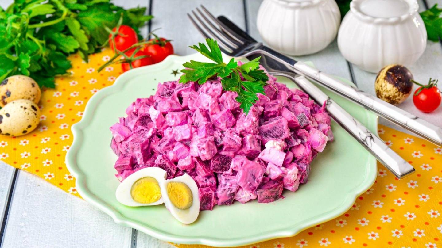 Салат с селедкой и свеклой рецепт от прабабушки