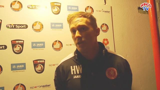 WingsTV Harry Wheeler post match Hemel  Hempstead Town sponsored by @ShampanGroup
