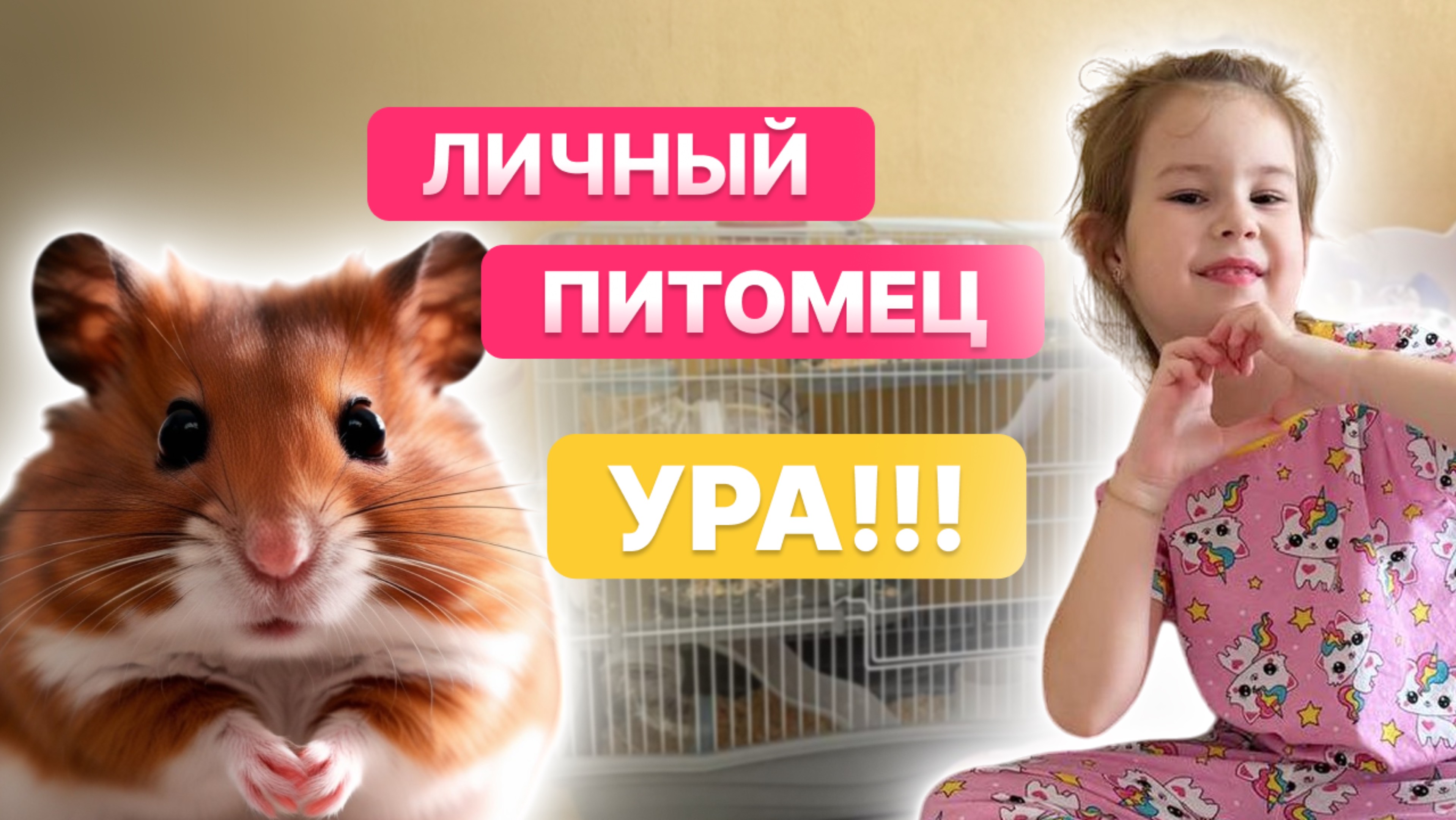 Завели хомяка