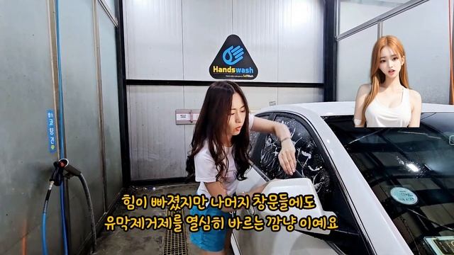 11년을 함께한 자동차 유막제거  처음 했더니,  유막제거가 쉽다고?, 레블500,여자라이더   ,깜냥이의 주말vlog